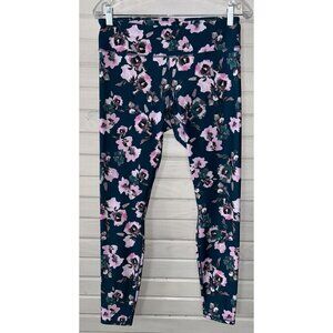 Fabletics Sz MEDIUM Define Powerhold Mid-Rise Leggings Athletic Yoga Pants EUC